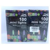 New 2 Pack of 100 Mini Lights - Multi Colored