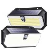 282 LED Solar Lights Outdoor, IP65 Waterproof