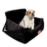 Dog Car Seat Pet Booster Seat with Pocket for