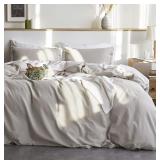 New Bedsure Linen Duvet Cover Queen Linen Cotton