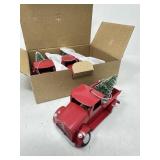 New TICGEGE 3PCS Vintage Red Truck Farmhouse