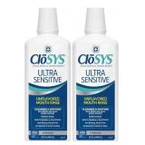 New 2 Ct CloSYS Ultra Sensitive Mouthwash,