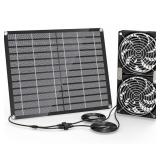 Solar Fan, 30W Solar Powered Fan, Greenhouse