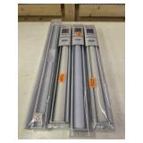 Lot of four HomeBox zebra roller shades