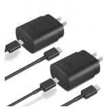 Type C Charger, 2-Pack 25W Type C Super Fast