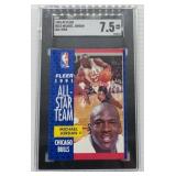 Vintage Graded Michael Jordan 1991-92 Fleer All