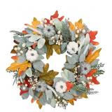 New Fall Decor - Fall Wreaths for Front Door, 18"