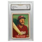 Vintage Graded 1982 Fleer Mike Schmidt #258