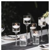 New lot of 10 Floating Candles 2ï¿½ 6 Hour White