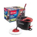 New O-Cedar EasyWring Microfiber Spin Mop, Bucket