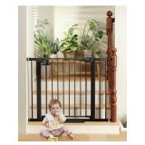 New Cumbor 29.7-40.6" Baby Gate for Stairs, Mom