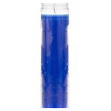 New Mega Candles 1 pc Unscented Blue 7 Day