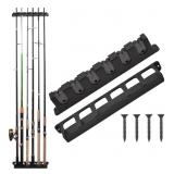 JSHANMEI Vertical Fishing Rod Holder, Wall