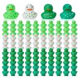 Motionchic 72 Pcs St Patricks Day Rubber Ducks