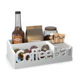 Coffee Station Organizer Countertop - Wood Coffee