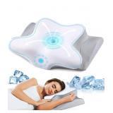 Neck Pillow Cervical Memory Foam Pillows, Cooling