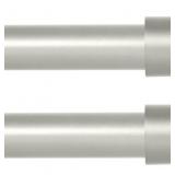 New 2 Pack Curtain Rods for Windows 48 to 84