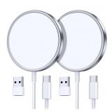 2 Pack Magnetic Wireless Charger for iPhone 16