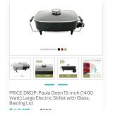 New Paula Deen 15-inch (1400 Watt) Large Electric