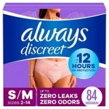 New Always Discreet Adult Incontinence Underwear