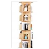 New Rotating Bookshelf Tower, 5 Tiers