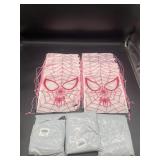 New Lot of 48 reusable ghost spider drawstring