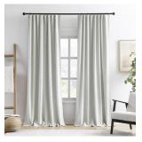 RAIN CITY Natural Blackout Curtains 96 Inch Long