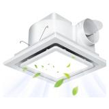 New Bathroom Exhaust Fan with Light 11.8in