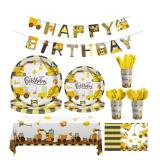 New Construction Birthday Decorations, 170 Pcs