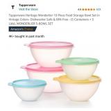 Tupperware Heritage Wonderlier 10 Piece Food