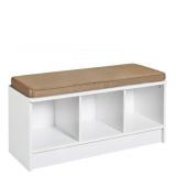 ClosetMaid 3 Cube Bench Home Organizer,