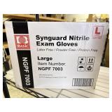 New size large 1,000 count Nitrile gloves