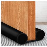 New MAXTID Under Door Draft Blocker Black Door