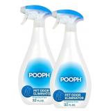 New 2-pack Pooph Pet Odor Eliminator, 32oz Spray,