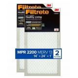 New Filtrete 14x24x1 AC Furnace Air Filter, MERV