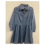 New Ladies Allegra K Denim Dress Size Medium