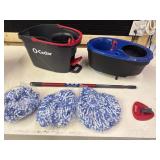 *Read* O-Cedar mop bucket set (blue part is