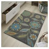 Maples Rugs Reggie Floral Kitchen Rugs Non Skid