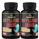 New BMVINVOL (2 Packs) Premium Psyllium