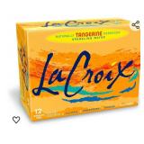 New LaCroix Sparkling Water, Tangerine, 12 Fl Oz