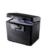 New SentrySafe Black Fireproof Document Box with