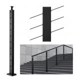 (New) VEVOR Cable Railing Post, 36" x 1" x 2"