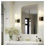 New Gold Bathroom Mirror for Wall, 24 x 36