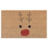 New Calloway Mills 105012436 Rudolph Doormat, 24"