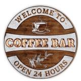 New Vintage Coffee Bar Sign for Tea & Coffee