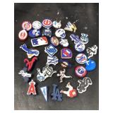 35 PCs Baseball Theme Croc Shoe Charms