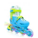 New Light up Inline Skates for Girls Boys, 4 Size