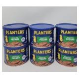 New Lot Of 6 PLANTERS Roasted Pecan Nuts, Party