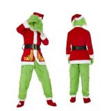 New 8PCS Christmas Costume for Men Adult Santa