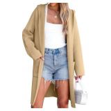 New ANRABESS Women Cardigan Open Front Oversized